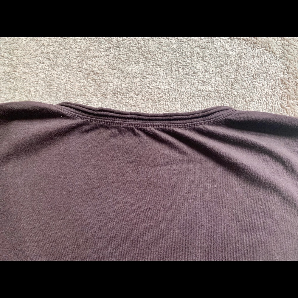 GAP low V-neck small casual brown shirt - Picture 7 of 7